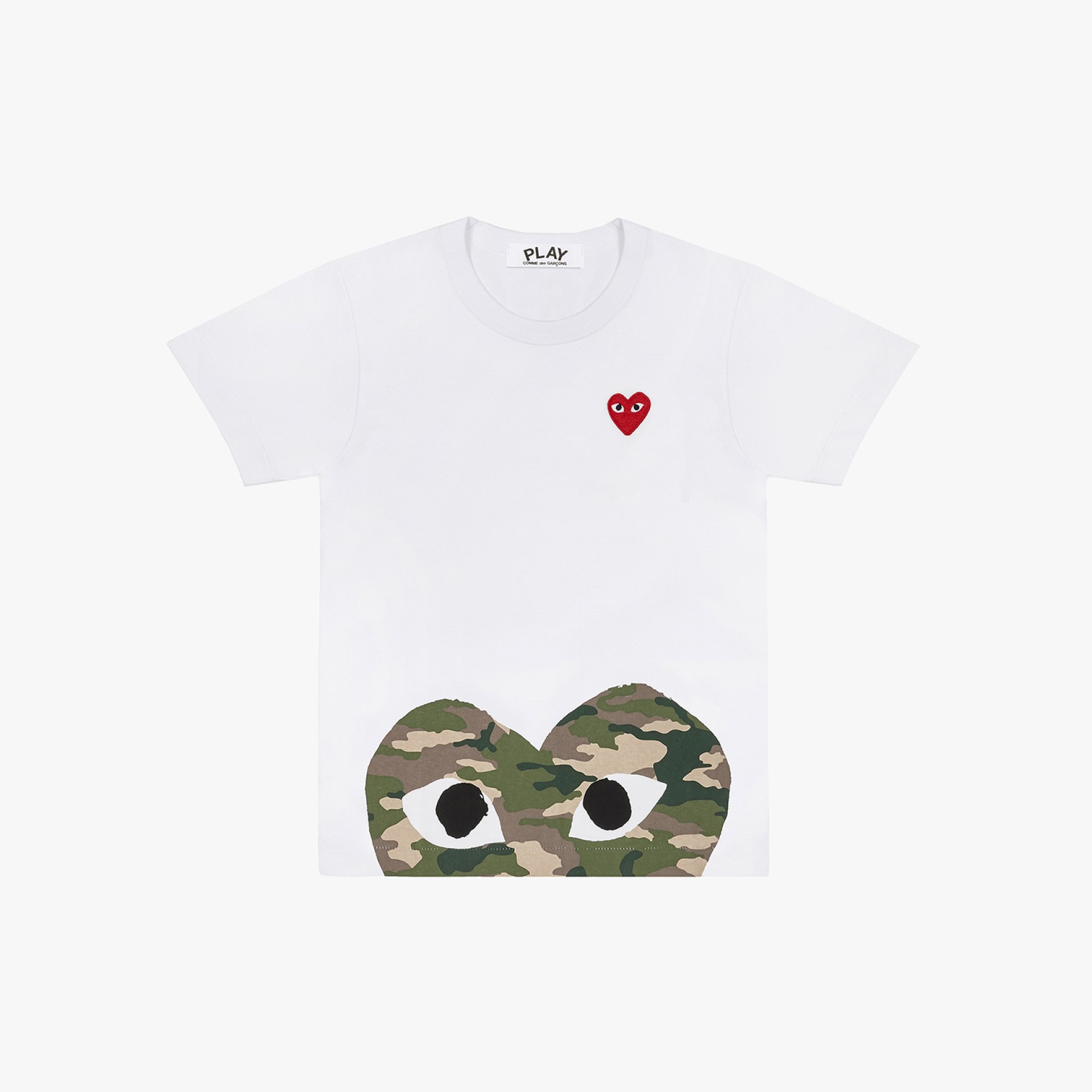Comme des Garons PLAY Heart Print