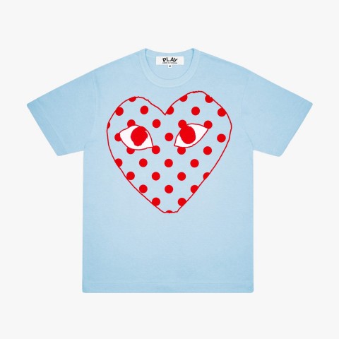 Comme des Garons PLAY Red Heart Polka Dot W