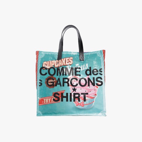 Comme des Garons SHIRT Printed Shopping Bag