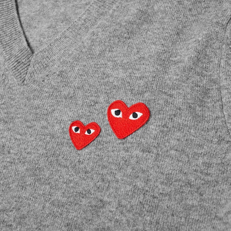 Comme des Garons PLAY Double Heart