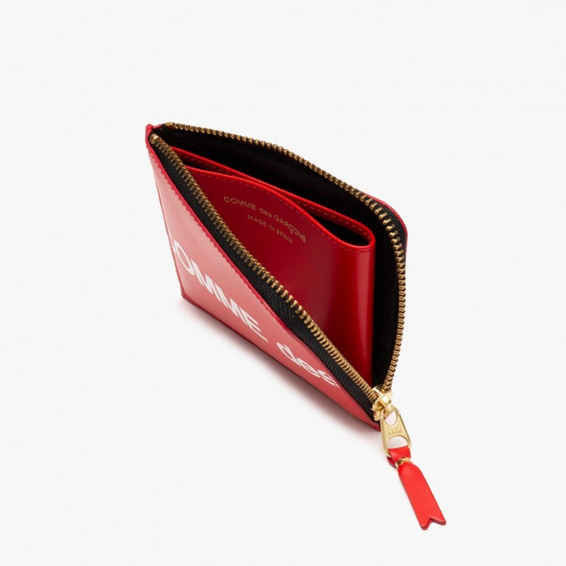 Comme des Garons Wallets Huge Logo