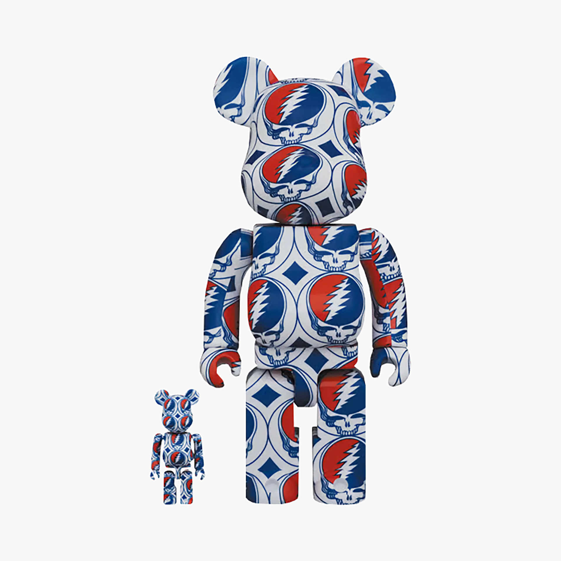 Medicom Toy 100% + 400% Bearbrick Grateful Dead