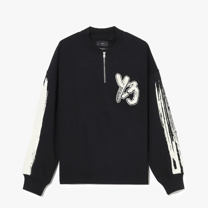 Y-3 Graphic Logo French Terry Crew