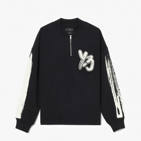 Y-3 Graphic Logo French Terry Crew