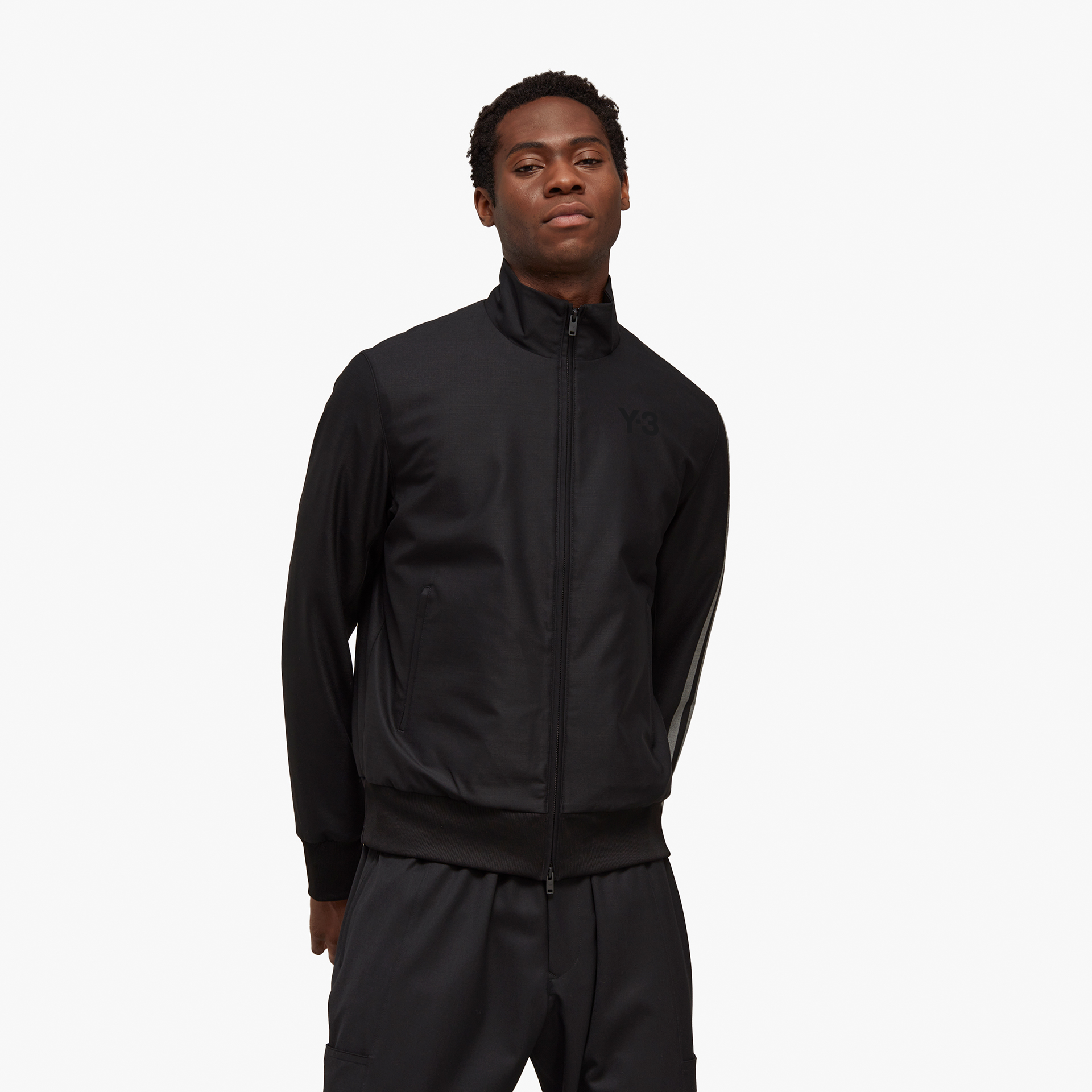 Y-3 3-Stripes Refined Wool Track Top - IB0388 - B.A.E. Store