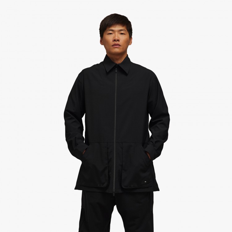 Y-3 / Winter Ripstop Overshirt/ジャケット/S/ポリエステル/BLK/IL2039 Y-3 Winter Ripstop Overshirt - IL2039 - B.A.E. Store | BEFORE
