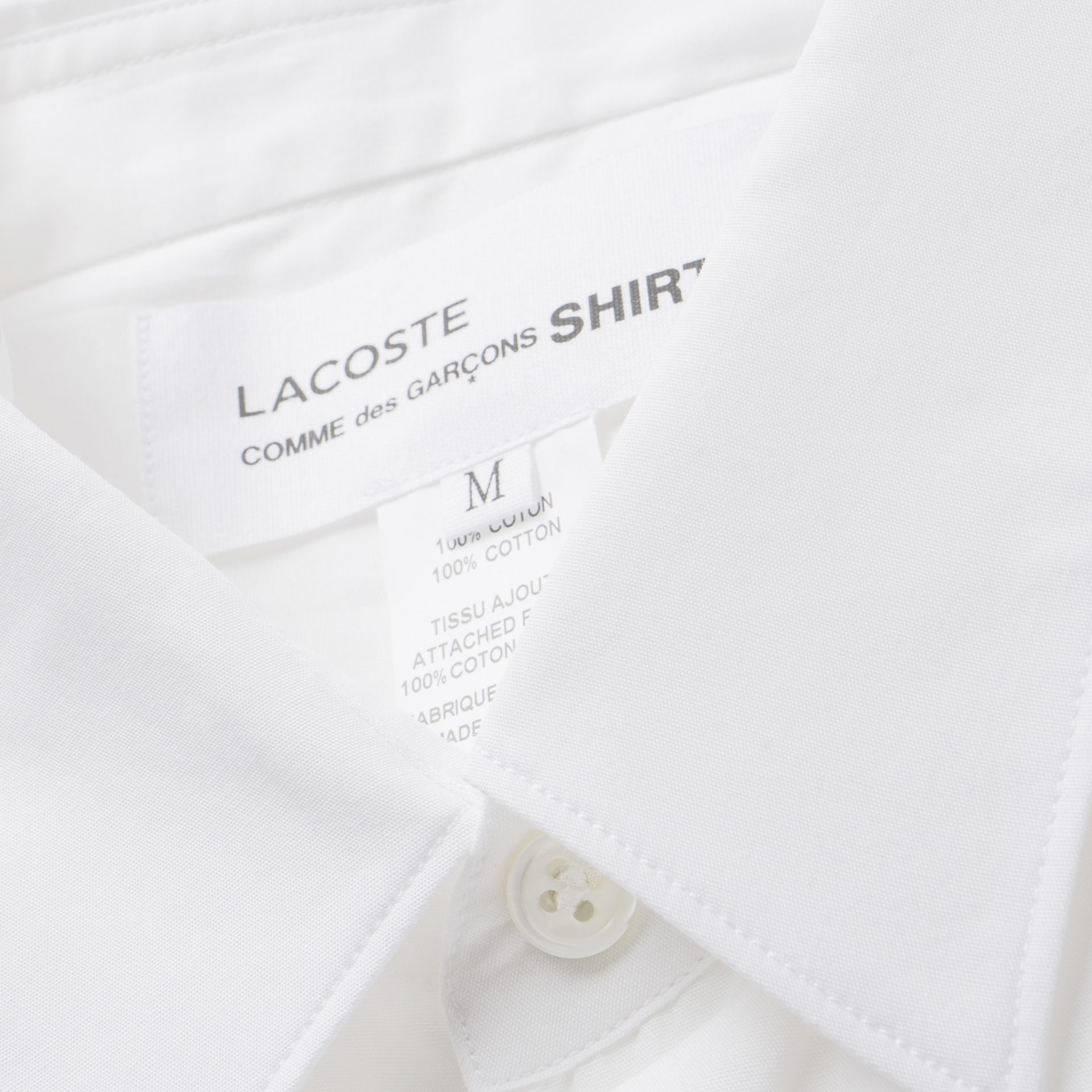 Comme des Garçons SHIRT x Lacoste Woven