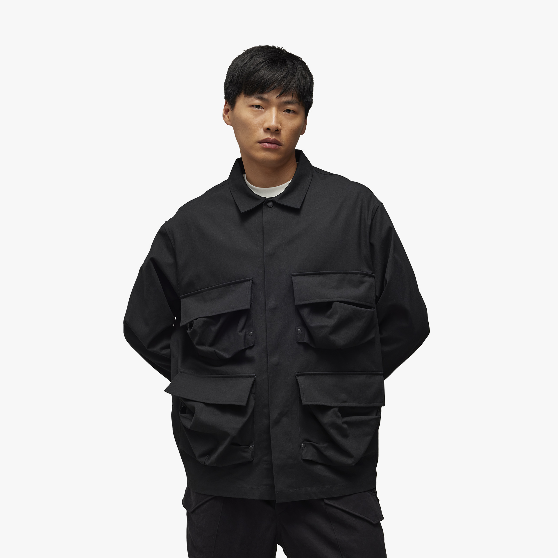 Y-3 Long Sleeve Pocket Overshirt