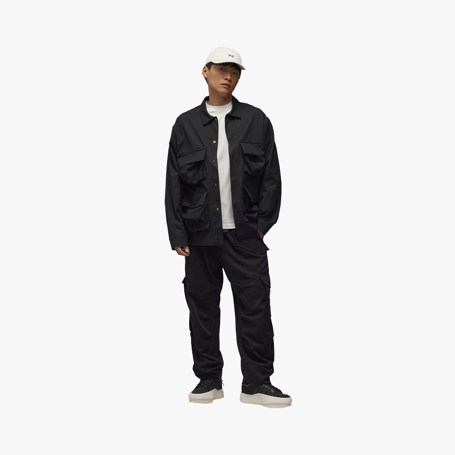 Y-3 Long Sleeve Pocket Overshirt