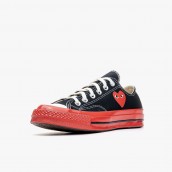 Comme des Garons PLAY x Converse Low Top Red Sole