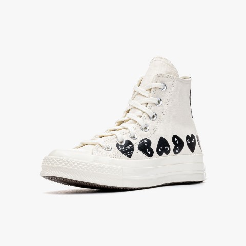 Comme des Garçons PLAY x Converse Hi Top Multi Heart Comme des Garçons PLAY x Converse Hi Top Multi Heart