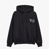 Y-3 Logo Zip Hoodie