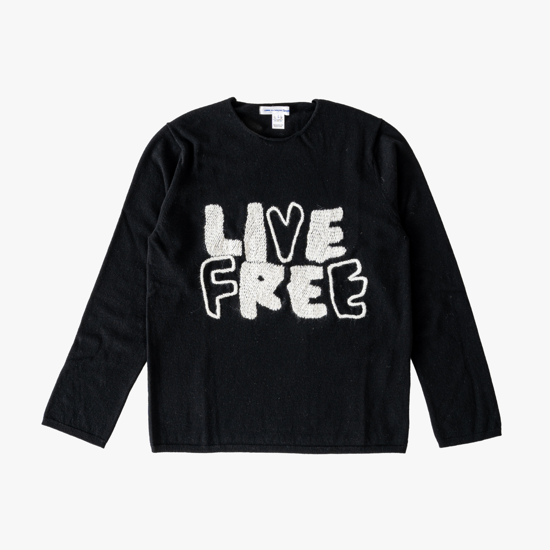 Comme des Garçons SHIRT Live Free