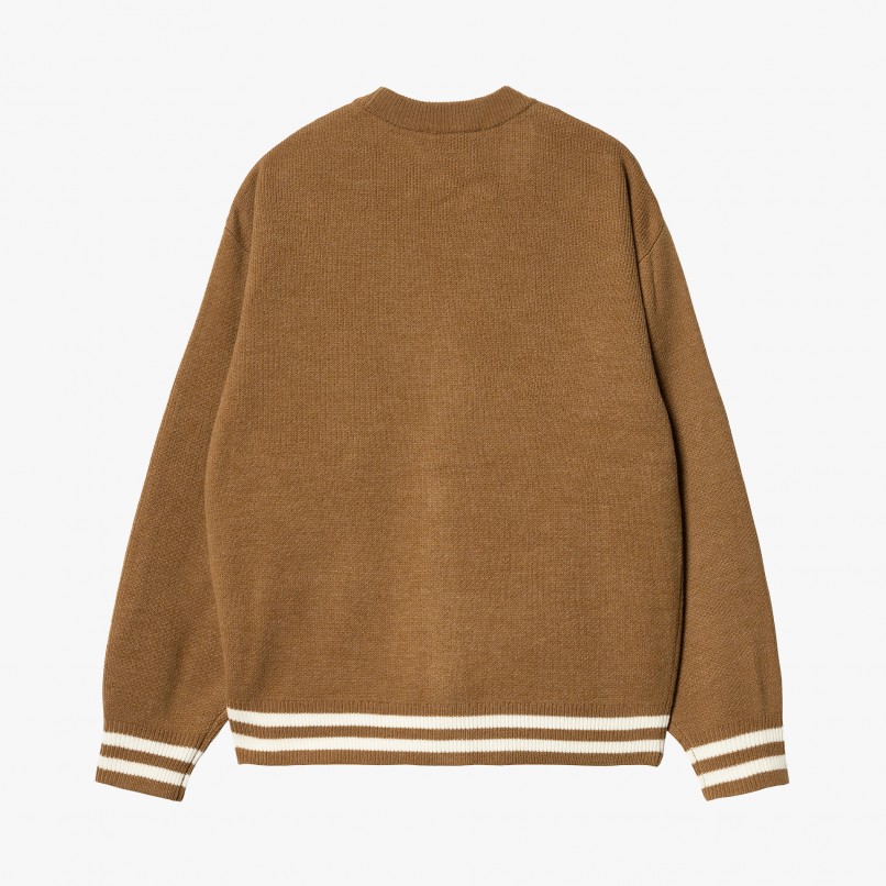 Carhartt WIP Brown Ducks Cardigan