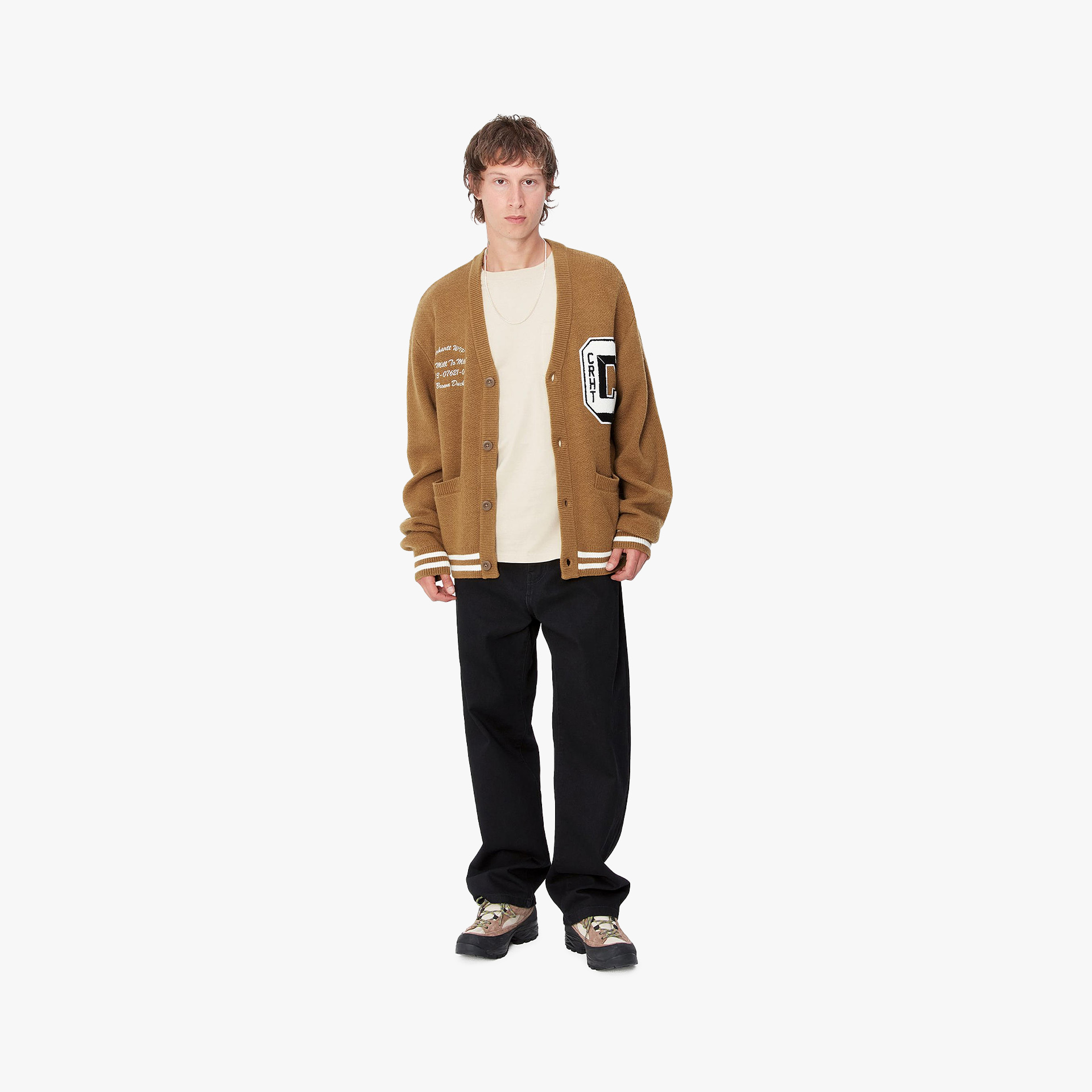 Carhartt WIP Brown Ducks Cardigan