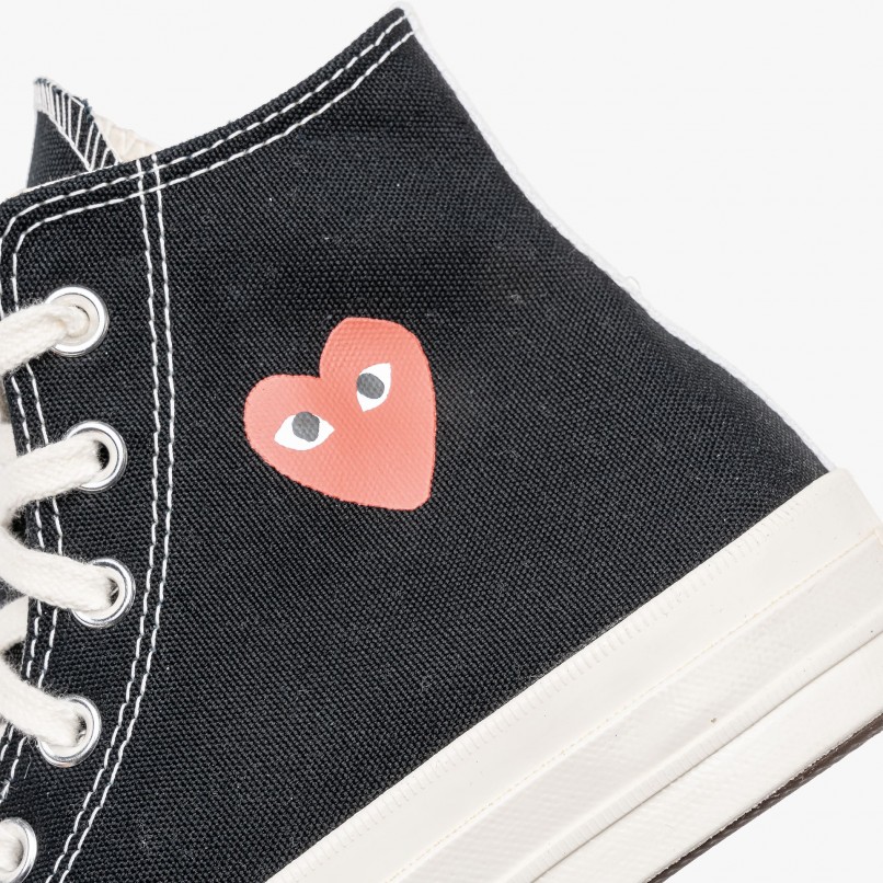 Comme des Garons PLAY x Converse CT Hight Top Small Red Hea