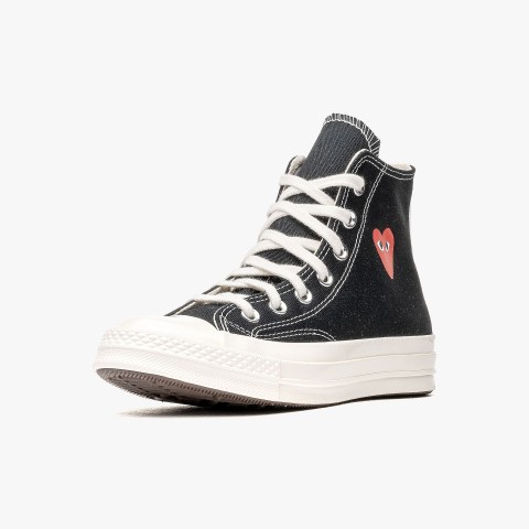Comme des Garçons PLAY x Converse CT Hight Top Small Red Hea Comme des Garçons PLAY x Converse CT Hight Top Small Red Hea