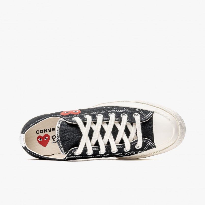 Comme des Garons PLAY x Converse Low Top Small Red