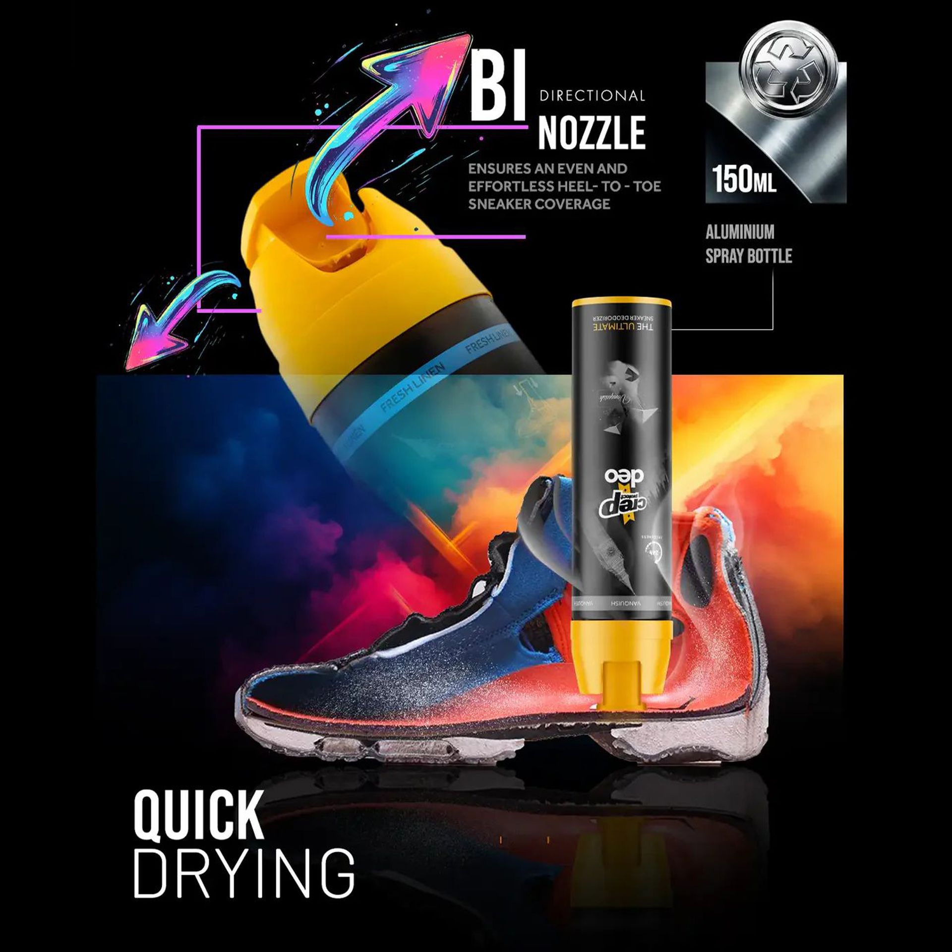 Crep Protect Deodoriser (Fresh Linen)