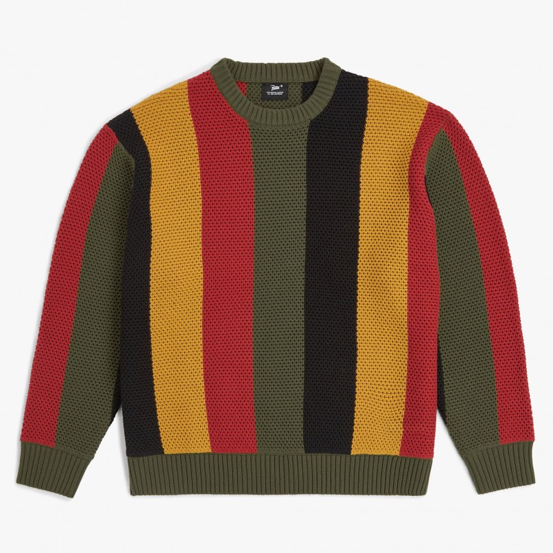 Patta Striped Honeycomb Knitted