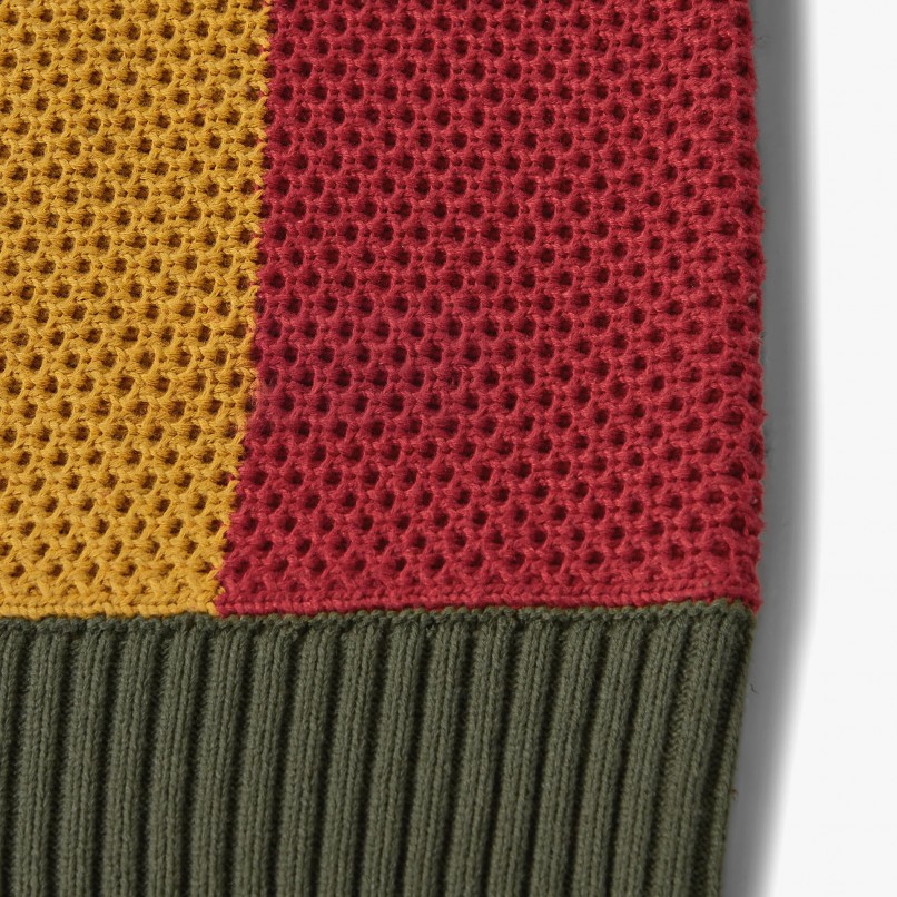 Patta Striped Honeycomb Knitted