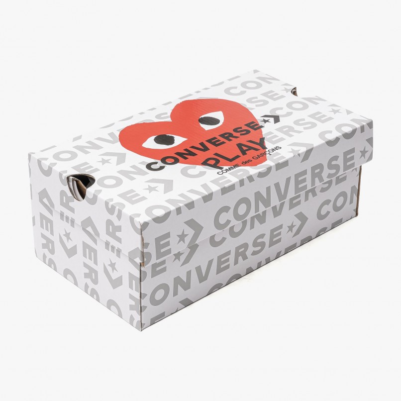 Comme des Garons PLAY x Converse Low Top Small Red
