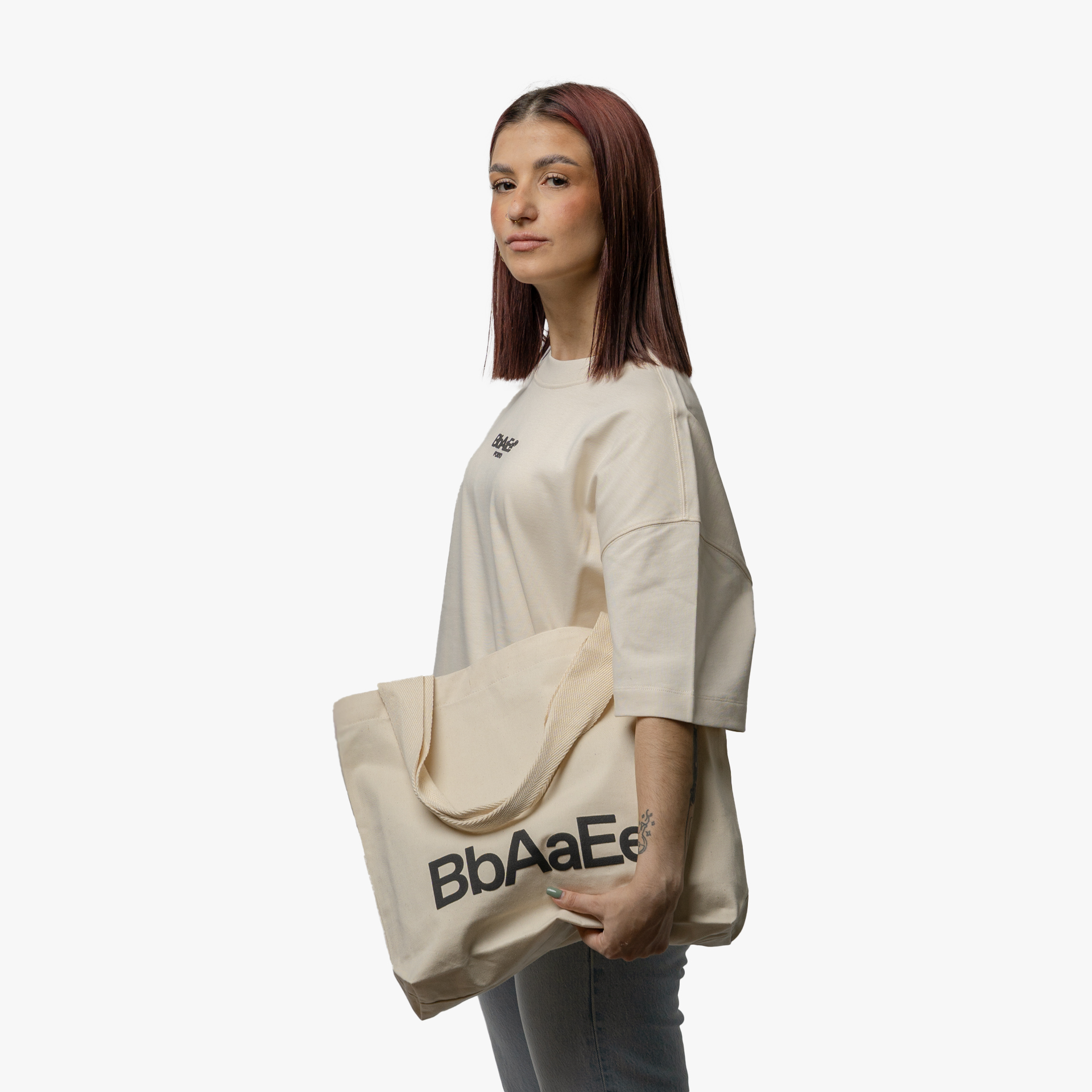 BbAaEe Tote Bag Big Center Acronym