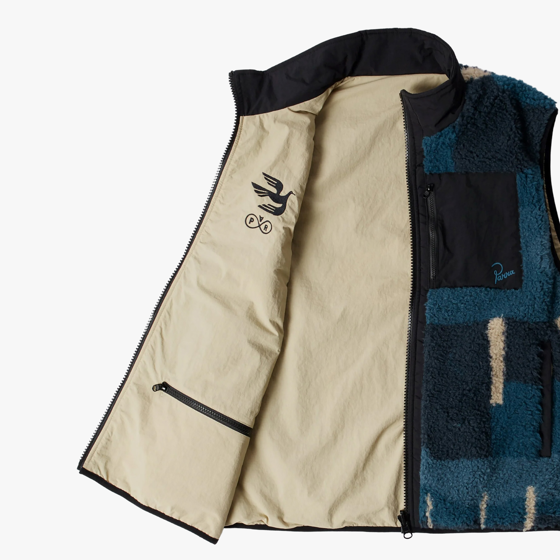 By Parra Infinite bird reversible vest