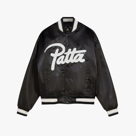 Patta Script Logo Satin Varsityc
