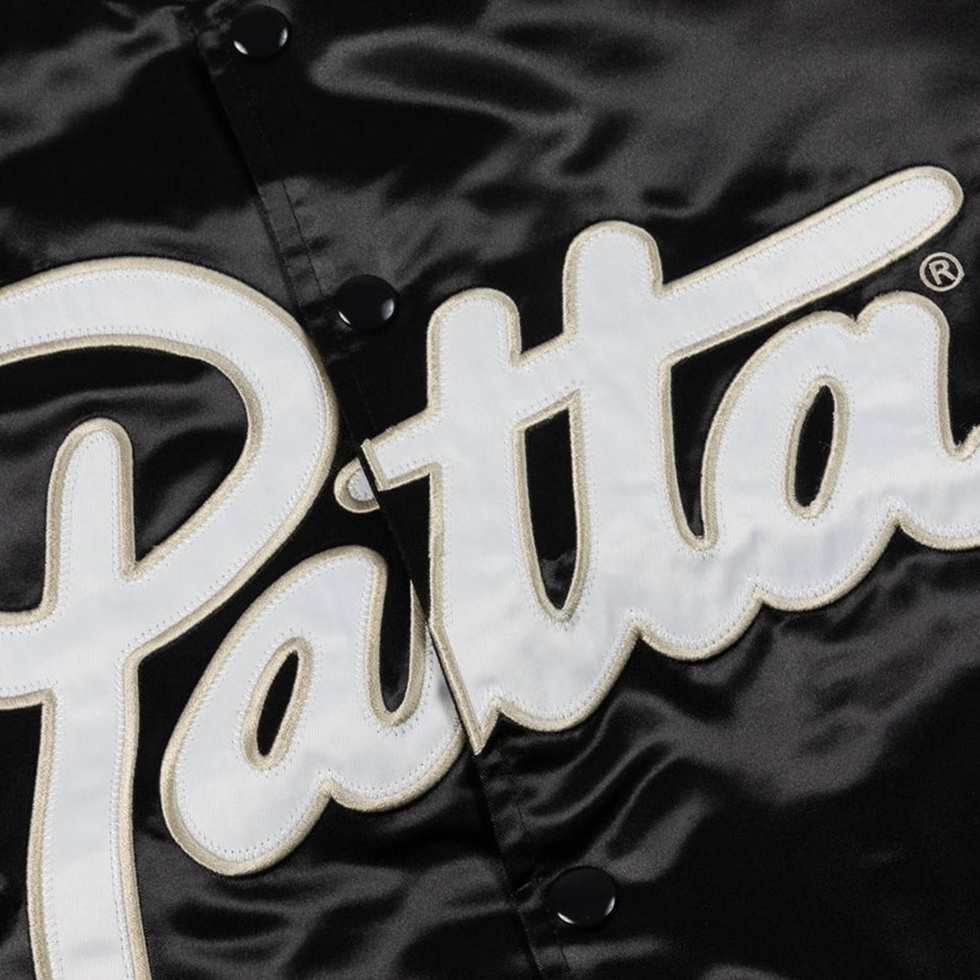 Patta Script Logo Satin Varsityc