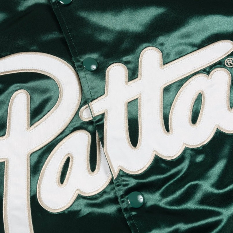 Patta Script Logo Satin Varsityc