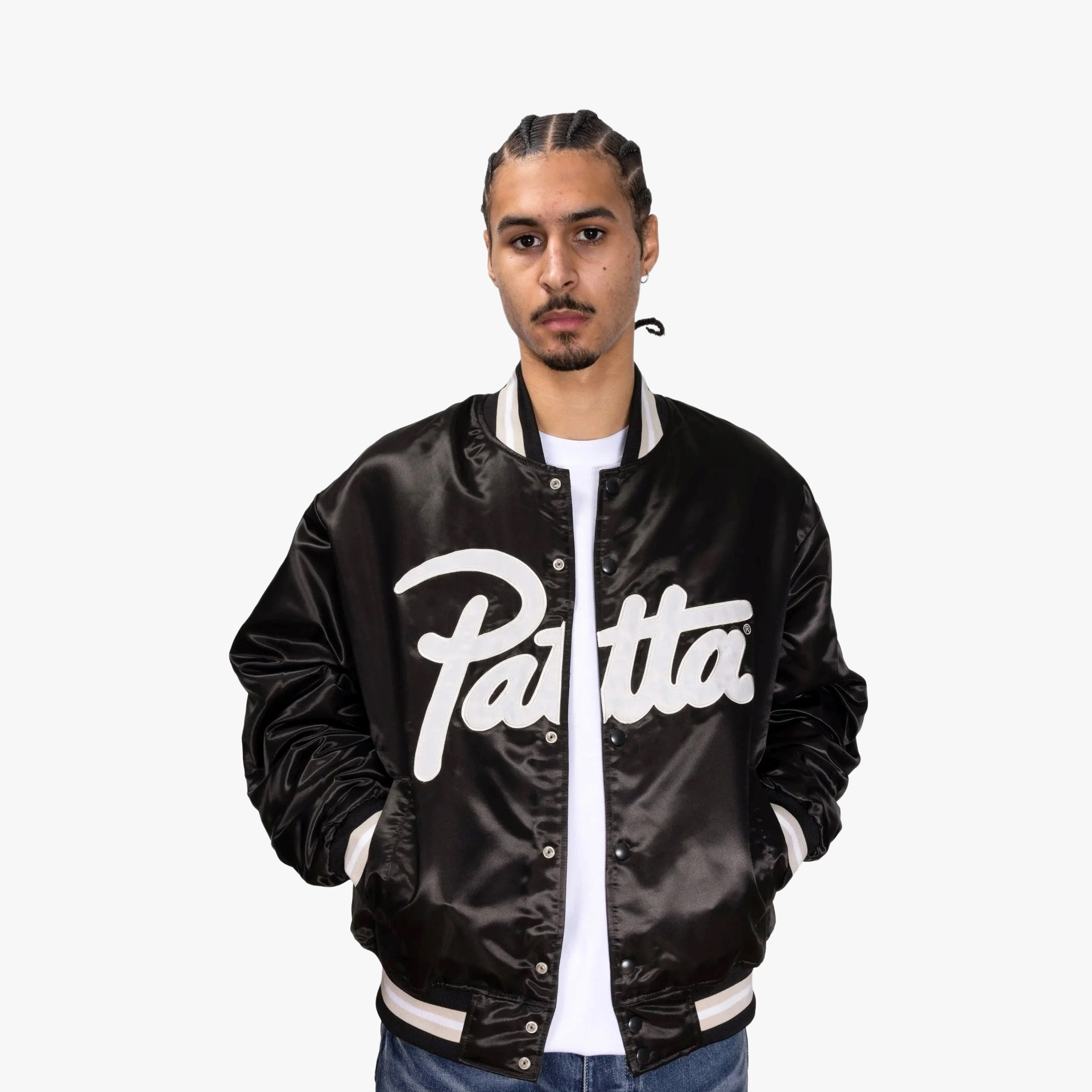 Patta Script Logo Satin Varsityc