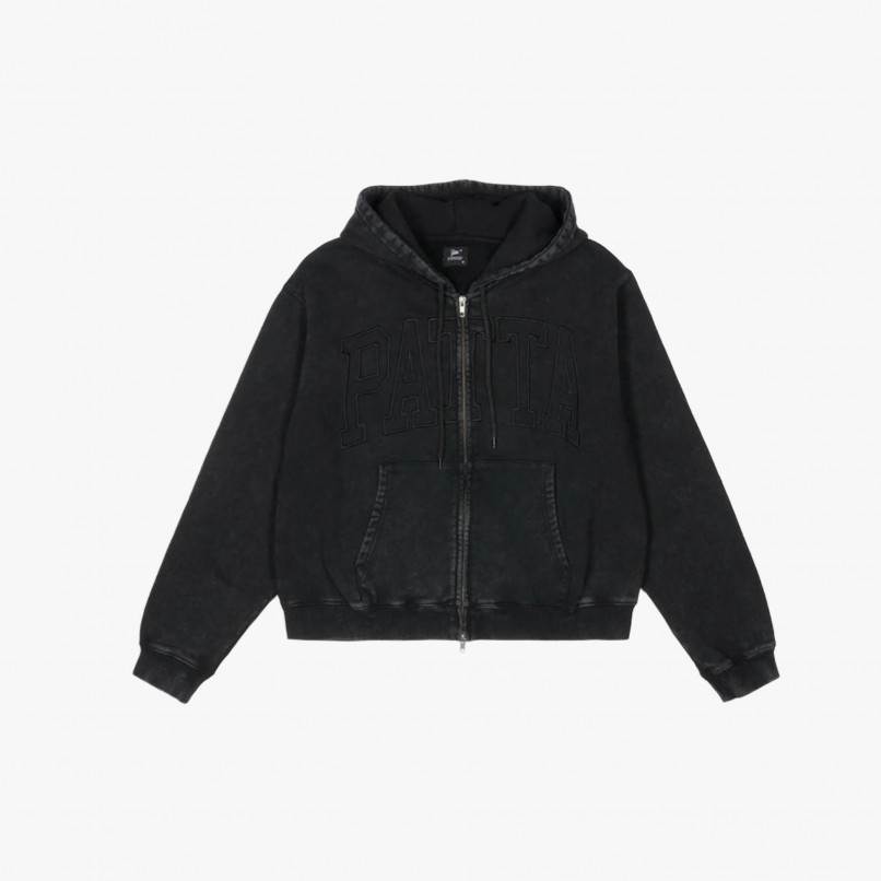 Patta Loopback Logo Zip