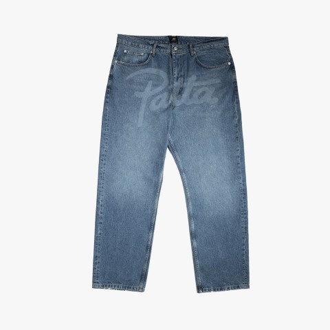 Patta Laserprint Whiskers Denim