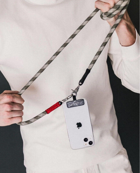 スマホアクセサリー topology Bottle Sacoche & Bungee Strap Topologie Bottle Sacoche Sling + Rope Pack - Moss Puffer